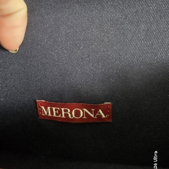 Merona Clutch/shoulder Evening Bag/Wallet with Gold Chain Strap in EUC - Picture 13 of 13